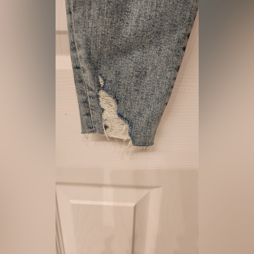 Good American Good Waist Skinny High Rise Blue Jeans Tummy Tech Size 2 /26 - Picture 10 of 16